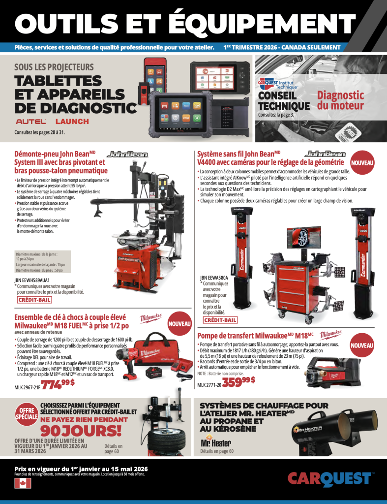 Circulaire Bordeleau Carquest